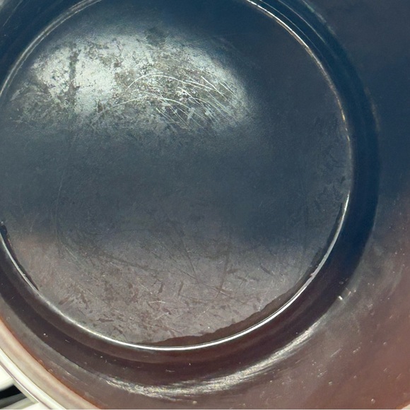 Vintage BEKA French Enamel Asparagus Steamer Brown 26cm Tall Retro Cookware - Picture 6 of 12